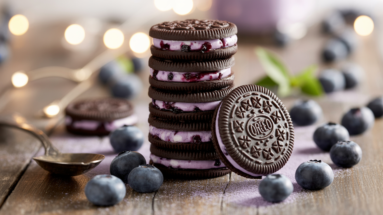 Blueberry Pie Oreos