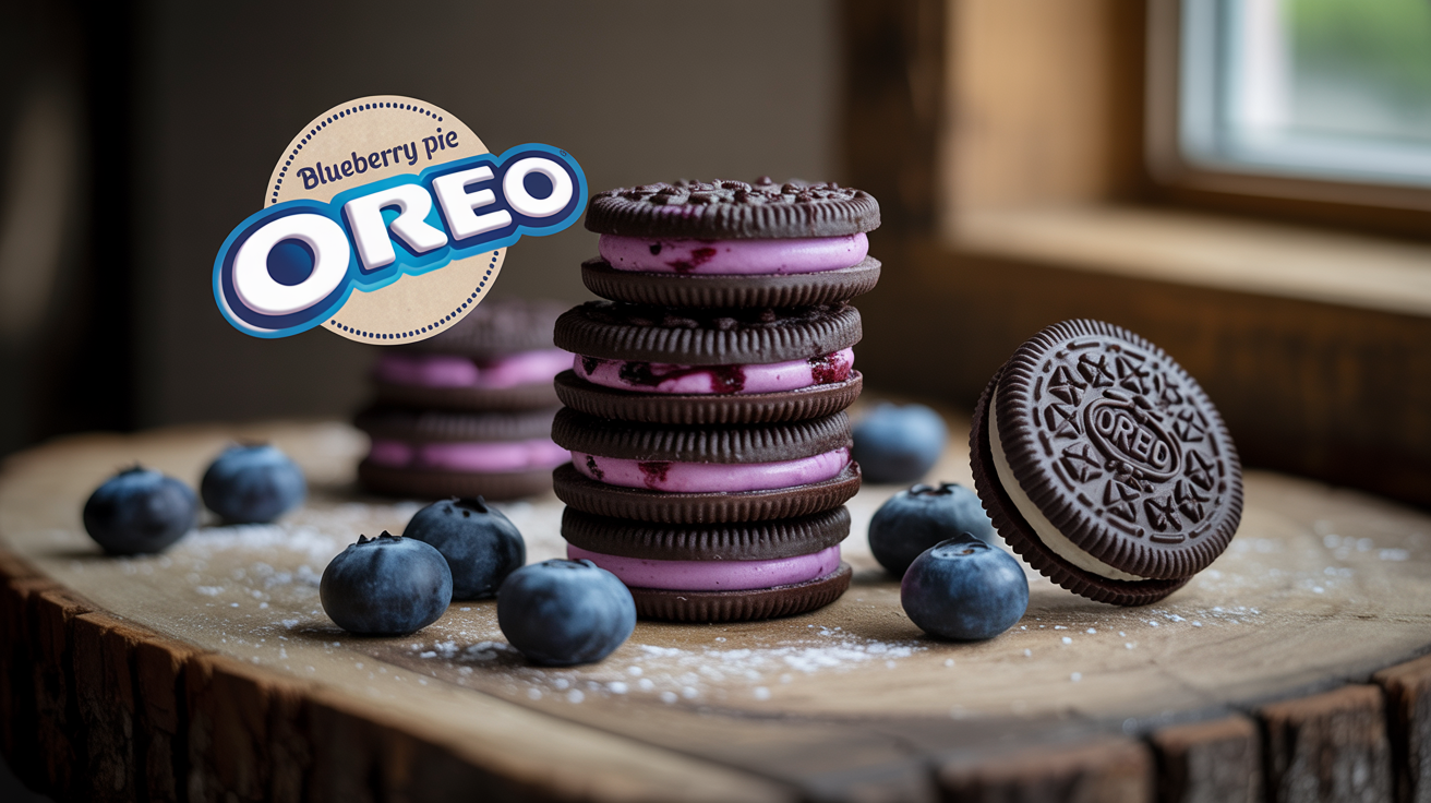 Blueberry Pie Oreos