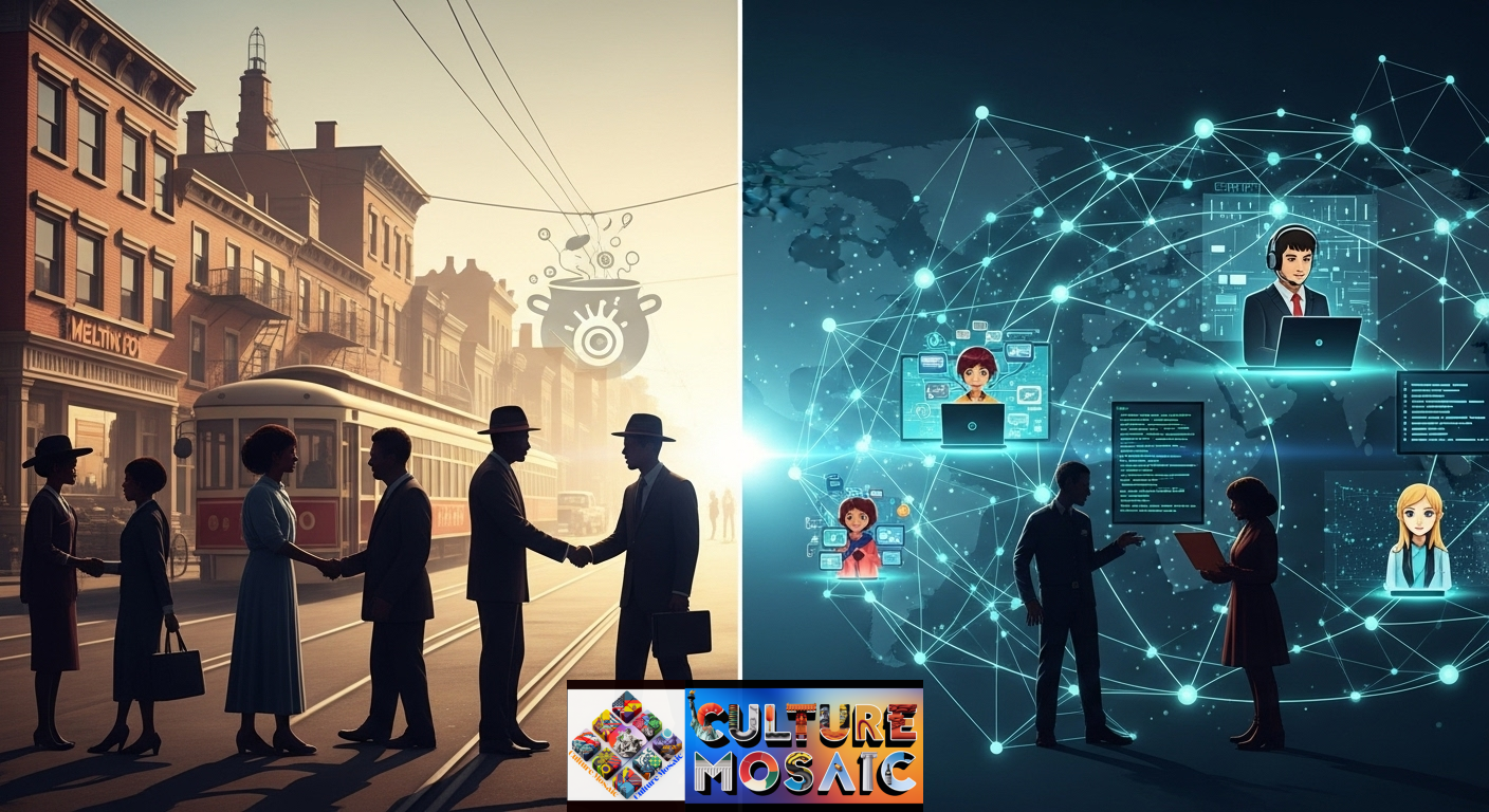 From Melting Pot to Global Feed: Digital Culture and Community Formation