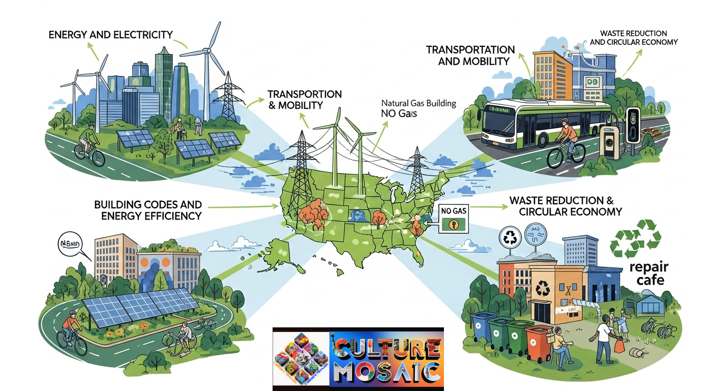 Key Areas Where Local Climate Action US Policy Leads