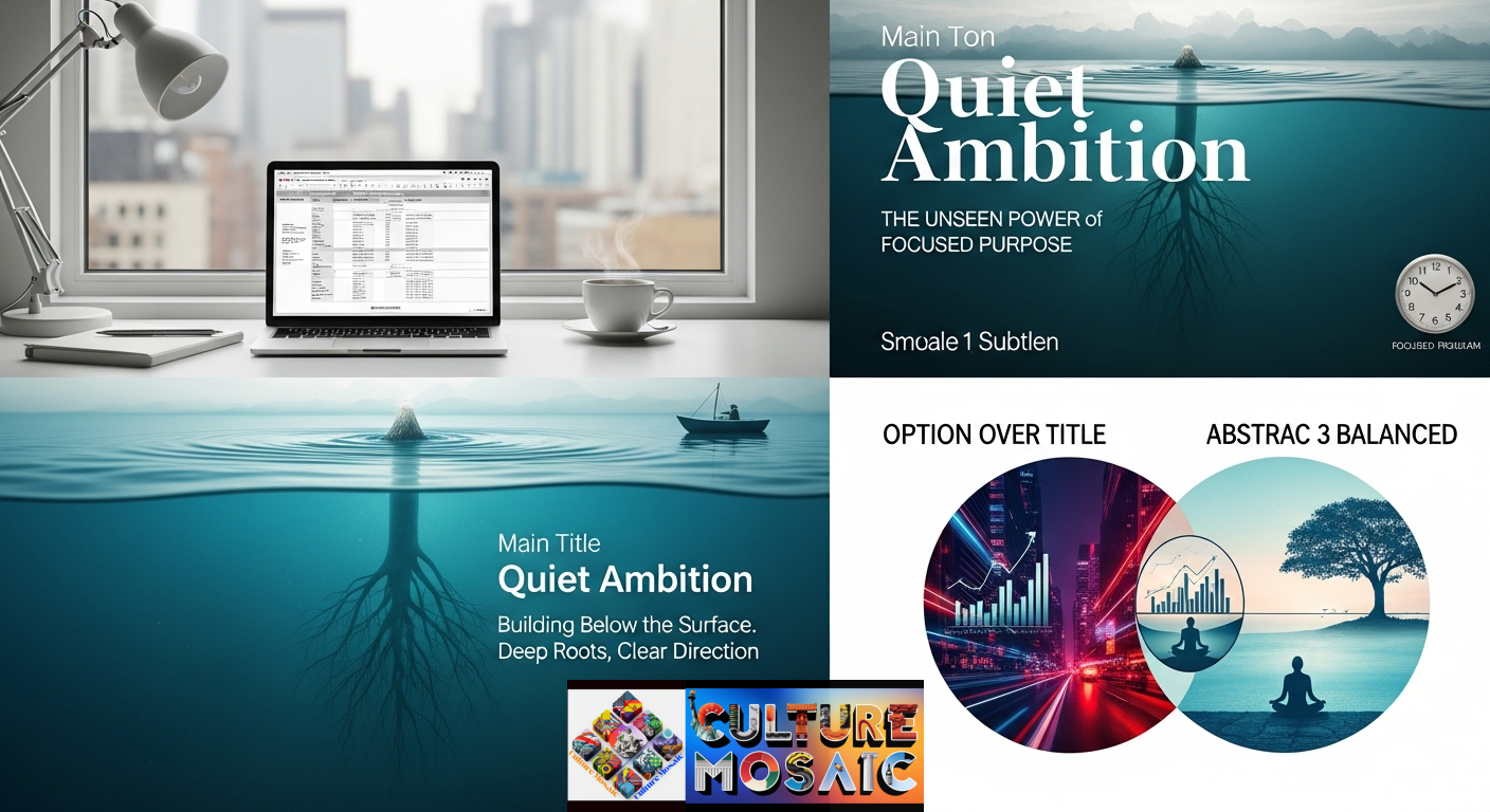 What Quiet Ambition Actually Looks Like