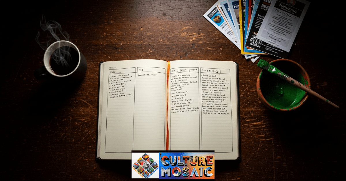 A legacy journal showing the 3-column method for narrative advocacy and documenting micro-wins.