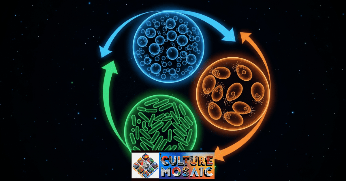 Infographic showing the succession of different bacteria and yeast species during the fermentation process.