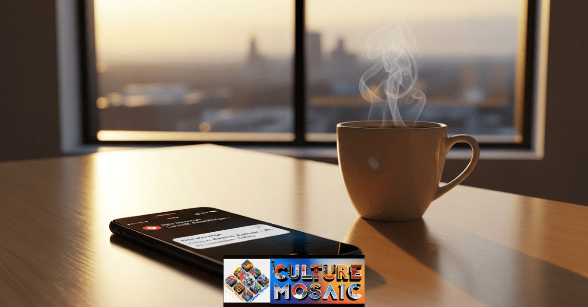 A smartphone on a desk showing a reply from a City Council member, symbolizing successful local government engagement.