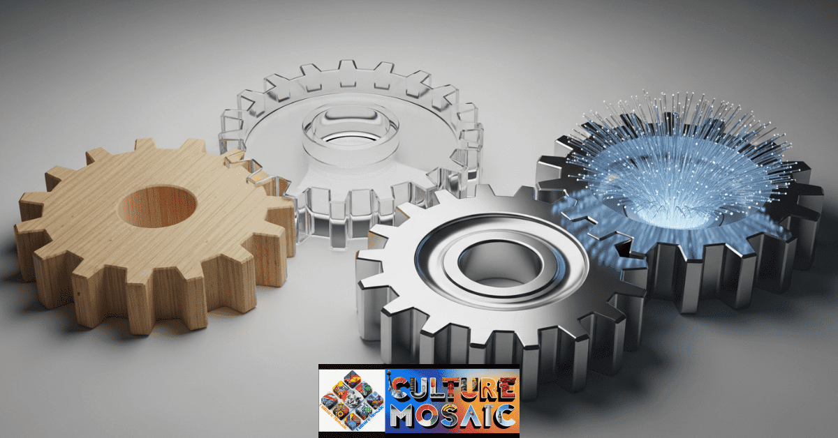 Four interlocking gears representing the four phases of the Civic Leader's Playbook: Find, Capture, Build, and Activate.