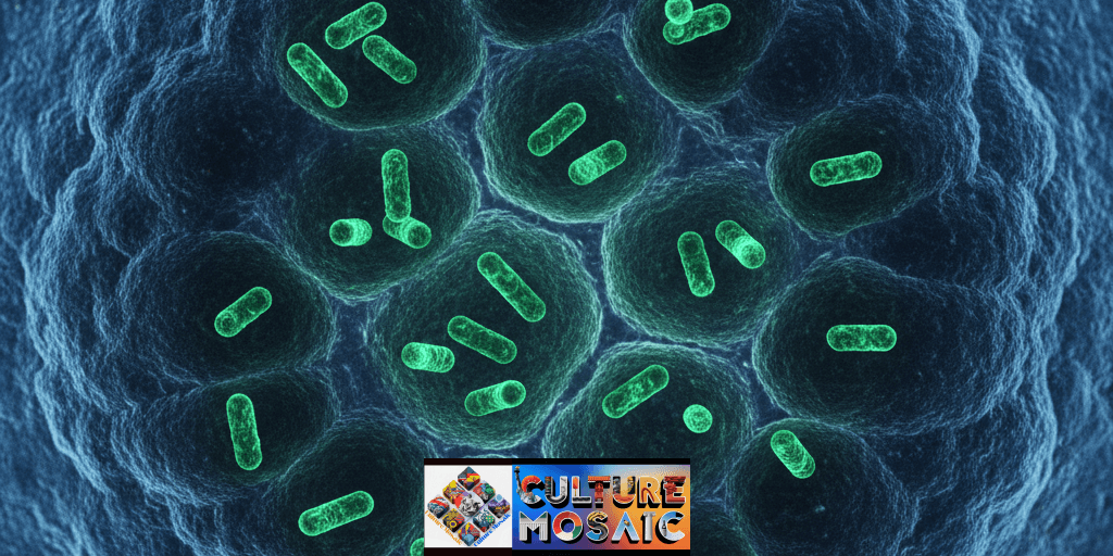 The Biochemistry of Salt-Glaze Fermentation. Microscopic view of the pitted texture of salt-glaze stoneware acting as a scaffolding for beneficial Lactobacillus bacteria.