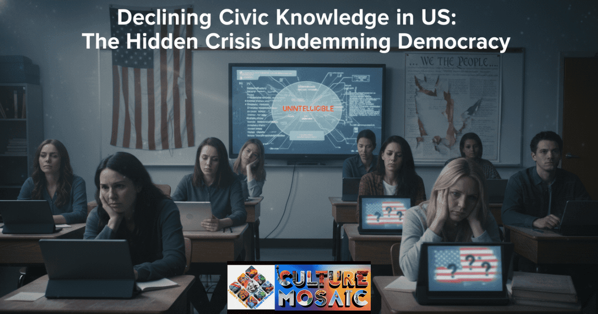 Declining Civic Knowledge in US: The Hidden Crisis Undermining Democracy