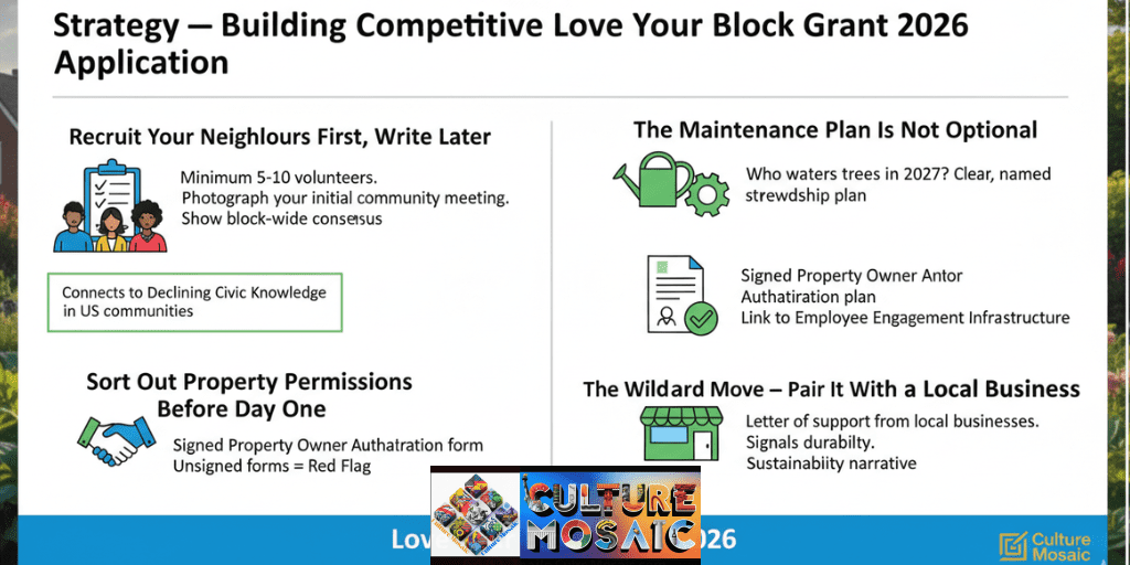Strategy — Building a Competitive Love Your Block Grant 2026 Application