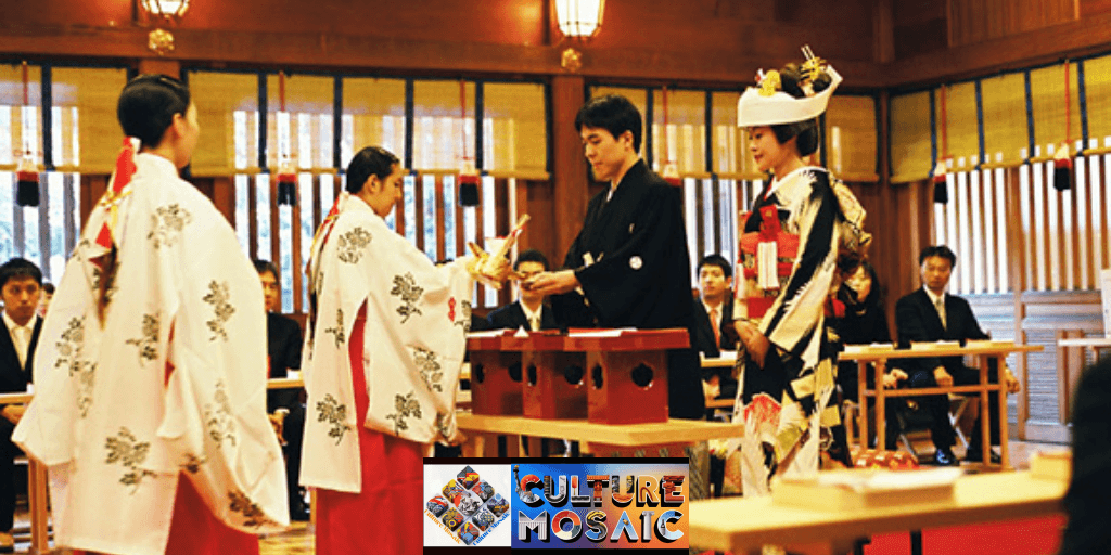 marriage rituals in different cultures anthropology: The Shinto San-san-ku-do: Three, Three, Nine