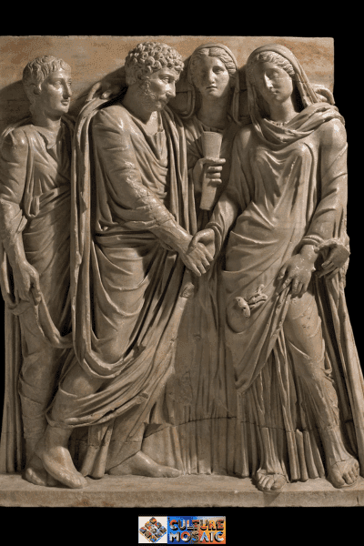 ancient Roman wedding traditions: Coemptio — The Ritual of Symbolic Purchase