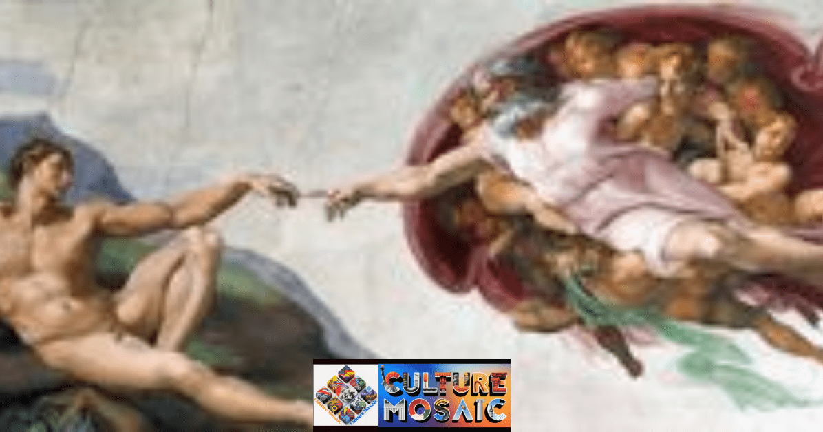 top 10 most famous paintings of all time: The Creation of Adam by Michelangelo